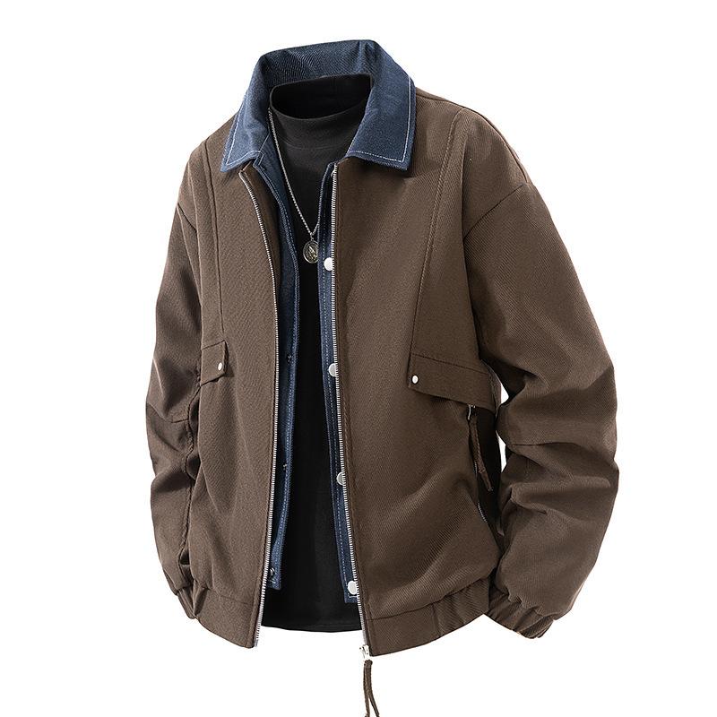 Jacket Men's Spring and Autumn American Versatile Loose Casual Jacket On Clothes