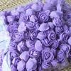 500 Pcs DIY Rose Heads Mini Artificial Flower Made of PE Foam for Bear Doll Wedding Events Party Home Decoration Red