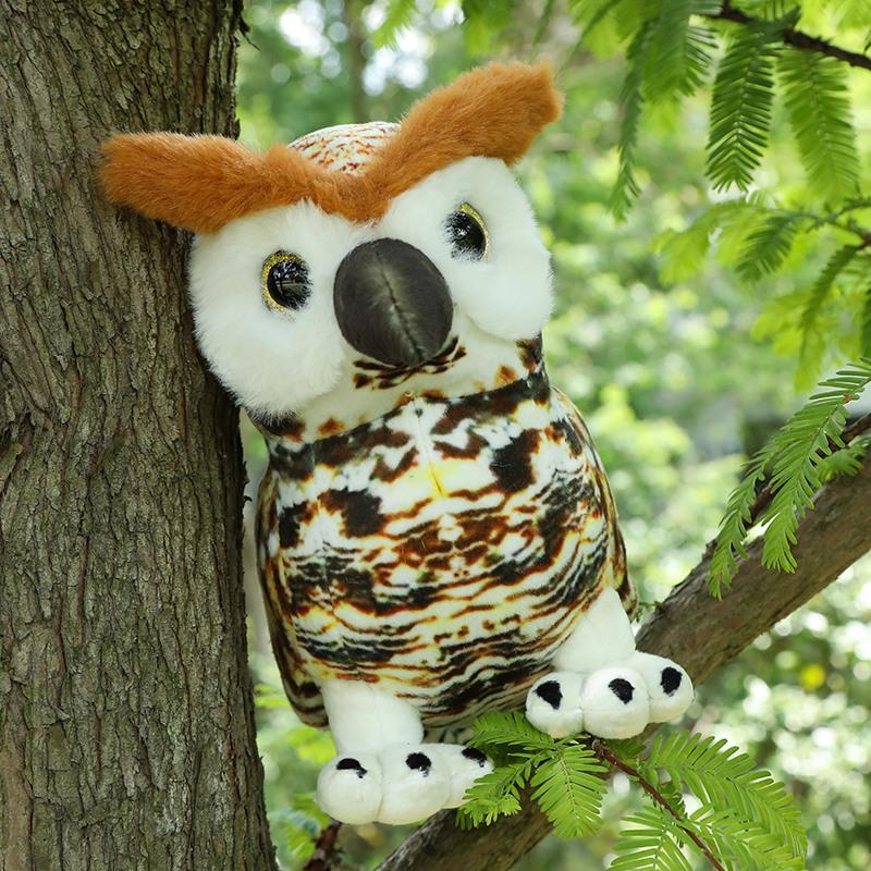 

Simulation 78in Owl Snow Owl Plush Toy Soft Stuffed Cute Doll Gift Childrens Brown