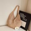 Summer Seaside Vacation Beach Woven Shoulder Bag Women's 2025 New Large-capacity Flower Cotton Thread Hollow Tote Bag