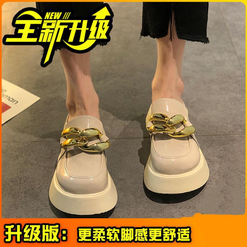 Baotou half slippers women's wear 2025 new fashion versatile Korean version platform Internet celebrities ins muffin shoes summer tide