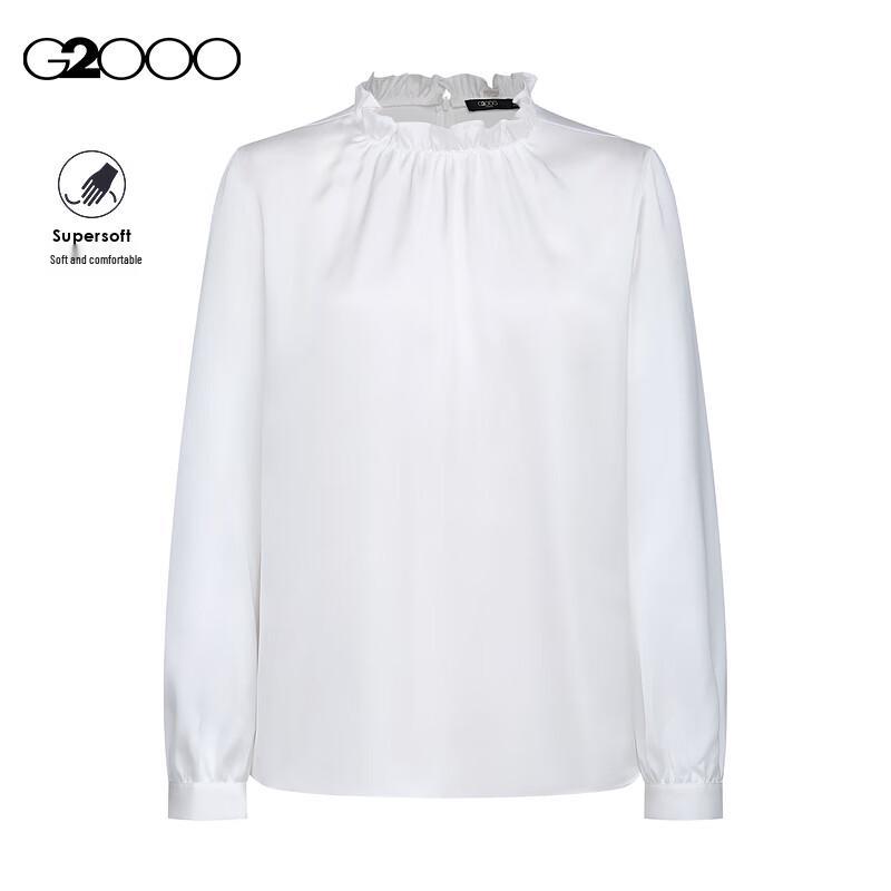 G2000 Women s Smooth Satin Drape Shirt 38