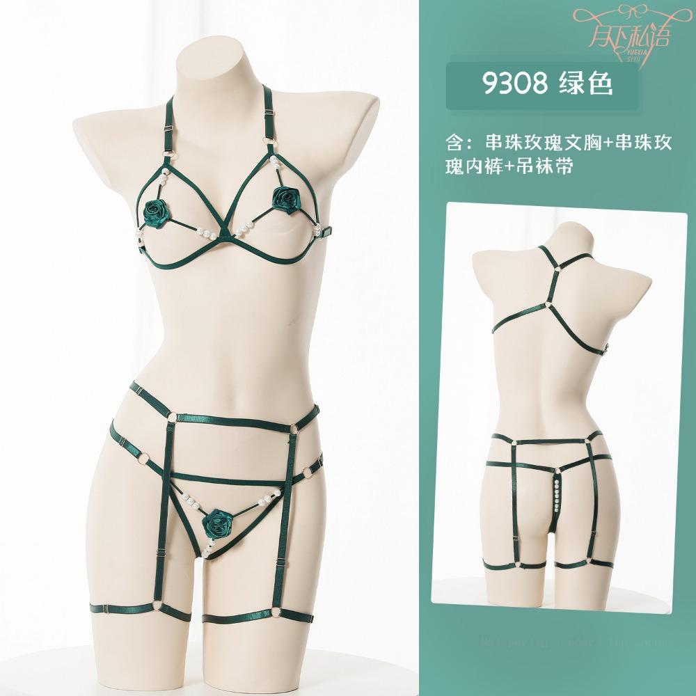 Whispering Under The Moon, Charming Mini Flower Sex Set, Three-point Cute Wholesale 9308