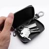 Leather Car Keychain Key Holder Bag Case Storage Bag for Mitsubishi Lancer 10 9 EX Outlander 3 ASX L200 Competition Car Styling