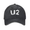 Washed Baseball Cap U2 Band Summer Trucker Hat For Couple Women Classic Outdoor Sport Sun Baseball Caps