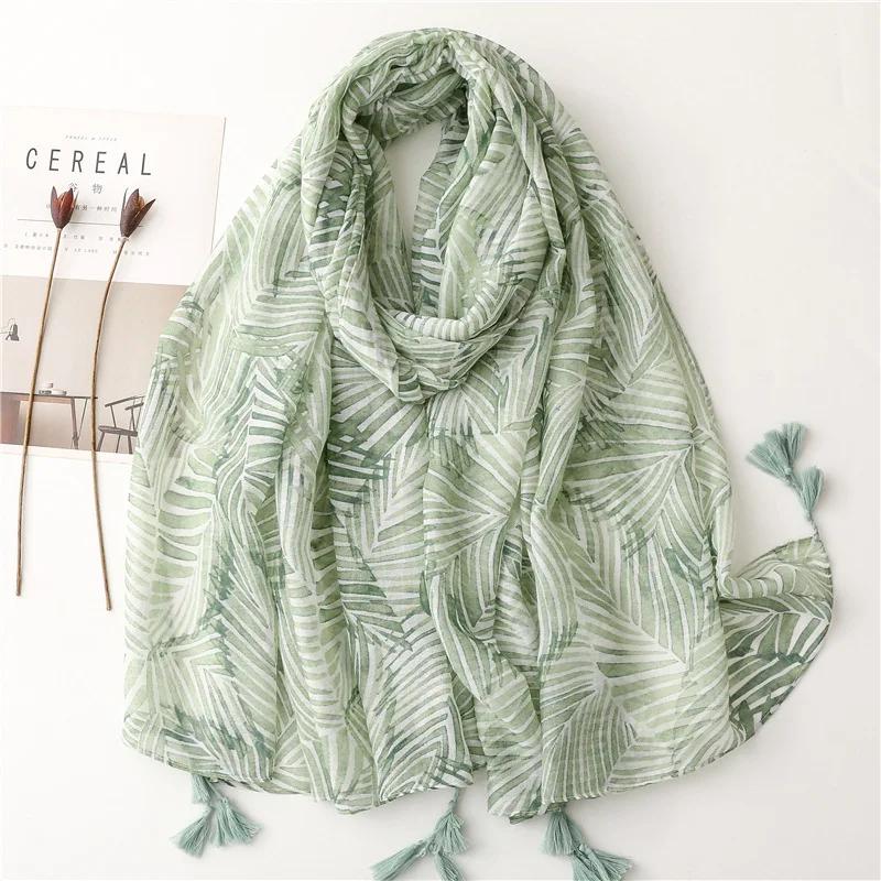2025 Luxury Autumn Winter Women Viscose Scarf Shawl Cotton Lady Fashion Flower Scarves Bandana Pashmina Wrap Hijab Muffler