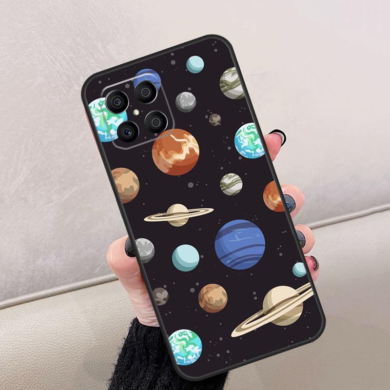 Magic Space Planet Case For Honor Magic 8 Pro 5 6 7 Lite Cover For Honor 400 200 50 70 90 X8a X8b X9a X9b X9c