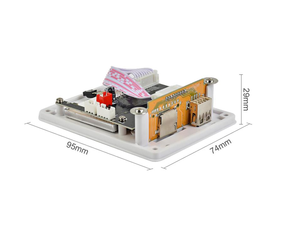 Afișaj LED Versuri Audio Bluetooth Decodor MP3 Modul Receptor Player MP3 Decodare USB SD WAV WMA AUX FM