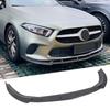 3PCS Front Bumper Lip Diffuser Lightweight Sporty Appearance Replacement for   A‑Class W177 V177 2018 to 2022