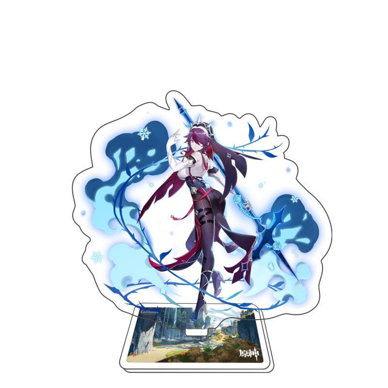 Game Anime Open World Impact Acrylic Figure Stand Painted Desk Decor Ornament 15CM Model Gift