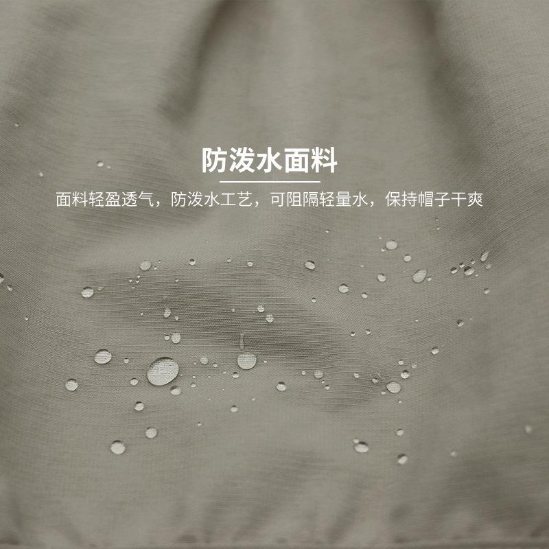 Spring and summer new sunscreen fishing hat big head circumference UV protection breathable sun hat outdoor leisure hiking bucket hat