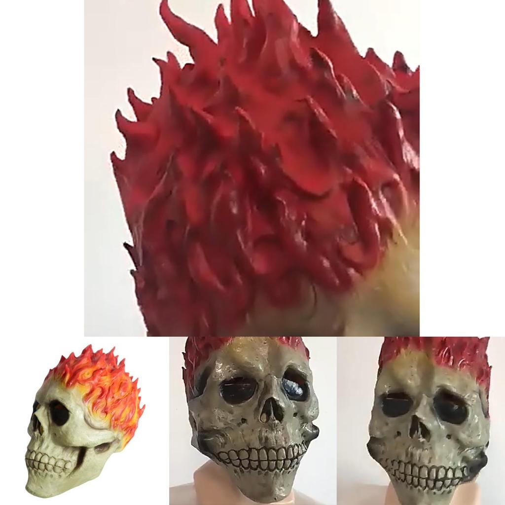 Halloween Face Paint Ghost Rider Mask Skull Car God Mask Soul War Car Mask