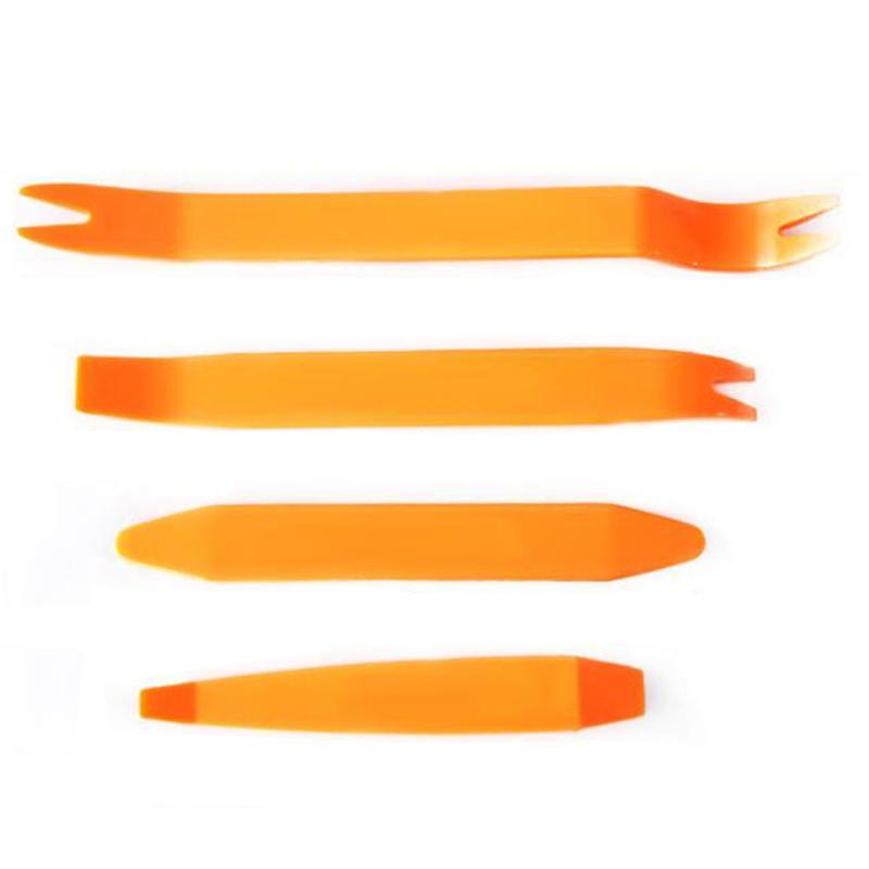 

4 шт. Набор инструментов для снятия обшивки автомобиля, радио, двери, панелей, рычаг для снятия пластиковых клипс салона