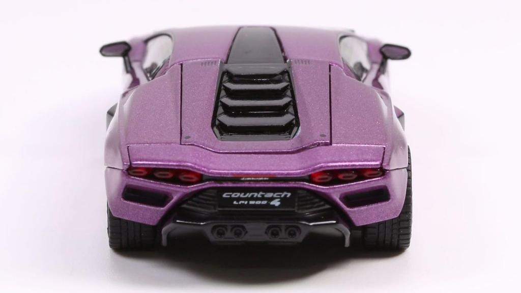 TYS Mart Limited Hing Lamborghini Countach LPI Finished Model (Hung Toys) 1/64 800-4 (Viola 30th) HS003-05
