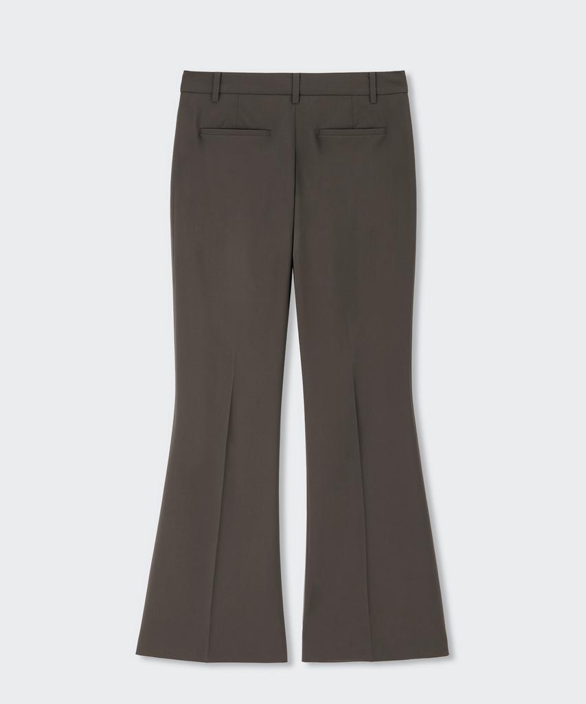 MUSINSA STANDARD WOMAN [Cooltandard] Women'S Low-Rise Flare Slacks [Khaki Brown]