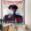 My Chemical Romance Tapestry Wall Hanging, Draag Army Concert Poster Art, Rock Wall Decor for Bedroom Living Room Dorm