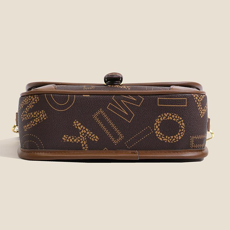 Women's bag new high-end fashion shoulder bag baguette versatile women's messenger bag women's bag