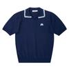 MARTINE GOLF V-Neck Collar Sweater_Navy