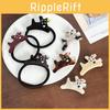 Adorable Dog-themed Acetate Hair Scrunchies And Clips For Playful Hairstyles