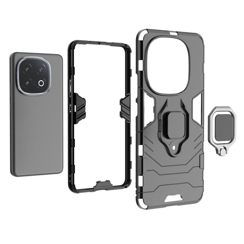 For iQOO 13 5G Case For Vivo iQOO 13 5G Cover 6.82 inch Armor Finger Ring Hard Shockproof Protective Bumper For Vivo iQOO 13