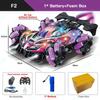 New RC Drift Car With Music Led Lights 2.4G Glove Gesture Radio Remote Control Spray Stunt Cars 4WD Electric Children Toys Gift