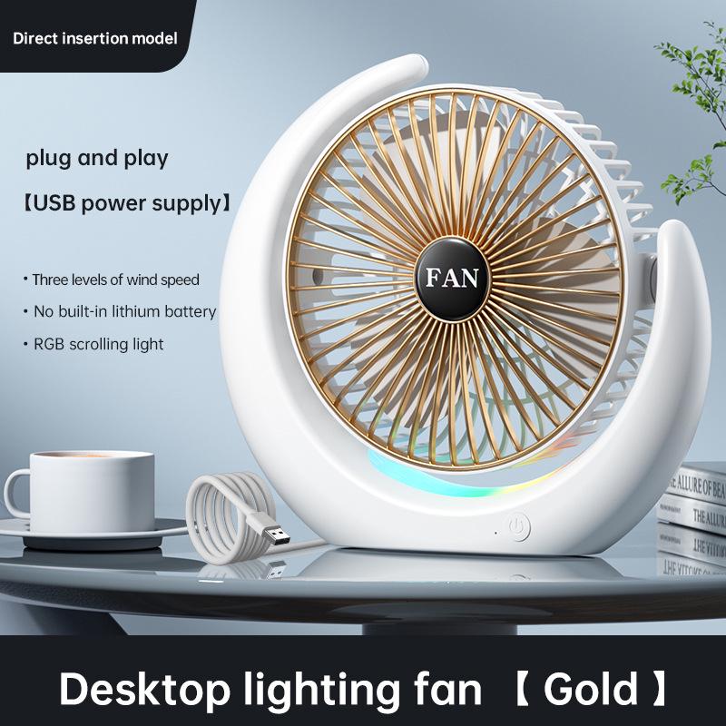 Portable USB Rechargeable Desk and Camping Fan
