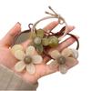 Charmantes Acryl-Blumen-Stirnband - Hochelastisches Haargummi für dickes Haar
