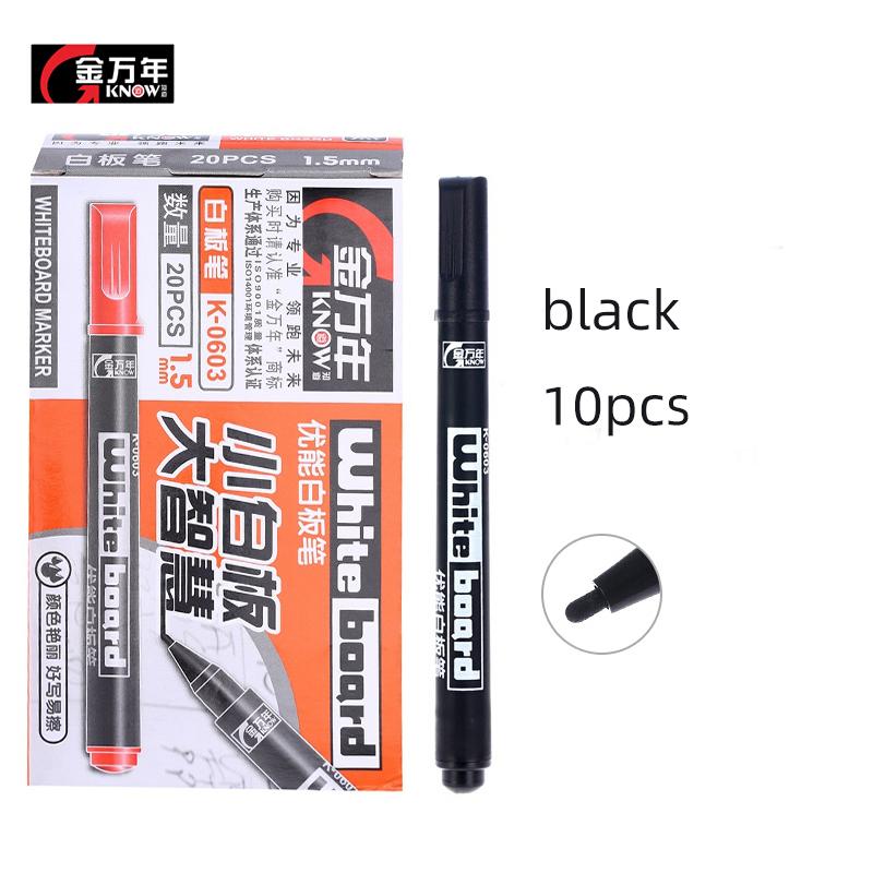 

Мини моющиеся маркеры для белой доски для детей - Волокнистый наконечник 1,0-1,5 мм, 3 цвета стираемые ручки для рисования, для малышей, студентов, учителей