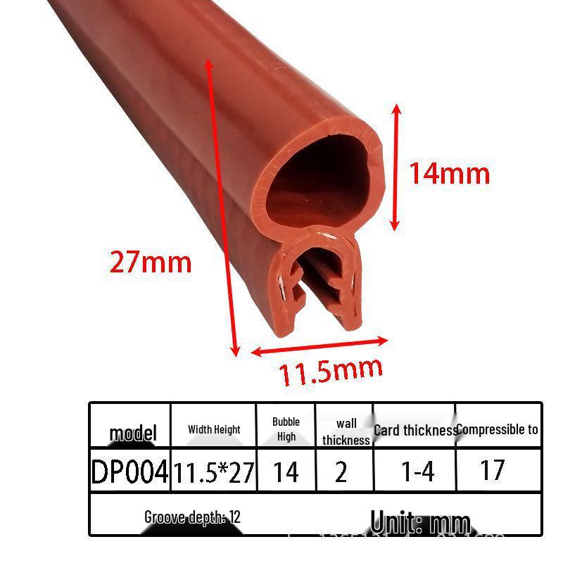 U-förmige Gummi-Schaumstoff-Dichtungsstreifen für Schränke und Autotüren