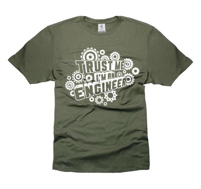 Herren Ingenieur T-Shirt Vertrau mir, ich bin Ingenieur Shirt Ingenieur Geburtstagsgeschenk T-Shirt