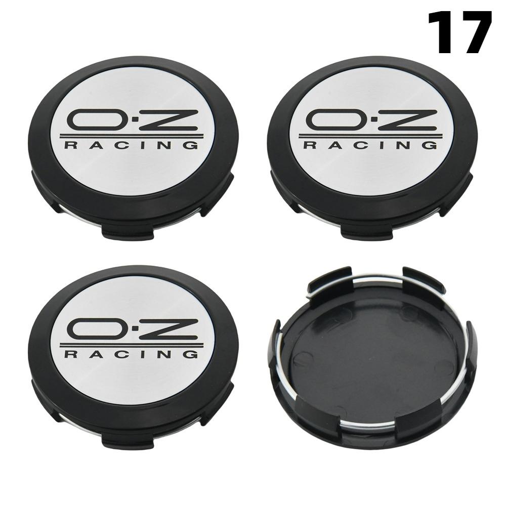 1Set/4PCS 64MM OD / 62MM ID Cap For Rims OZ Logo Wheel Center Cap Sport Car Wheel Cover Hub caps
