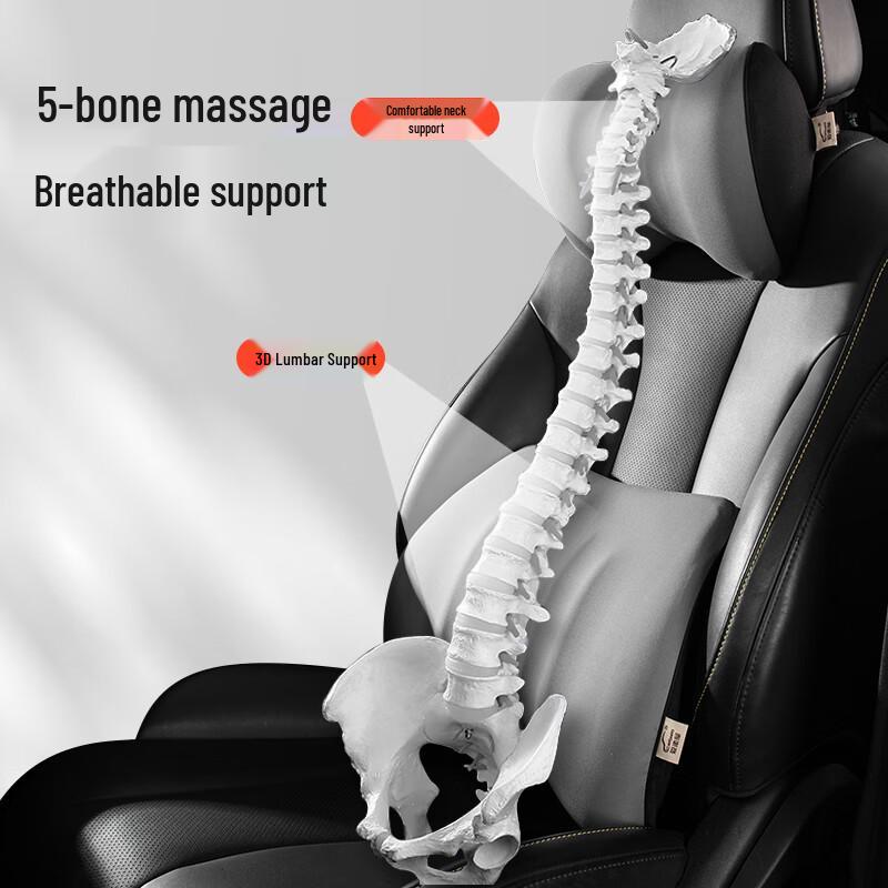 Memory Foam Car Neck & Lumbar Support Cushions