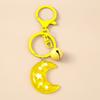Aihua Cute Kawaii Happy Clouds Keychain for Women Girls Kids Handbag Pendants DIY Sweet Stars Cloud Key Ring Jewelry Gifts