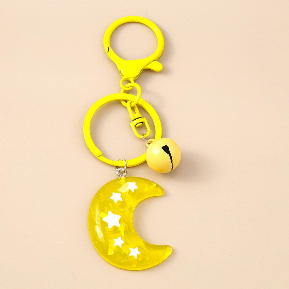 Aihua Cute Kawaii Happy Clouds Keychain for Women Girls Kids Handbag Pendants DIY Sweet Stars Cloud Key Ring Jewelry Gifts