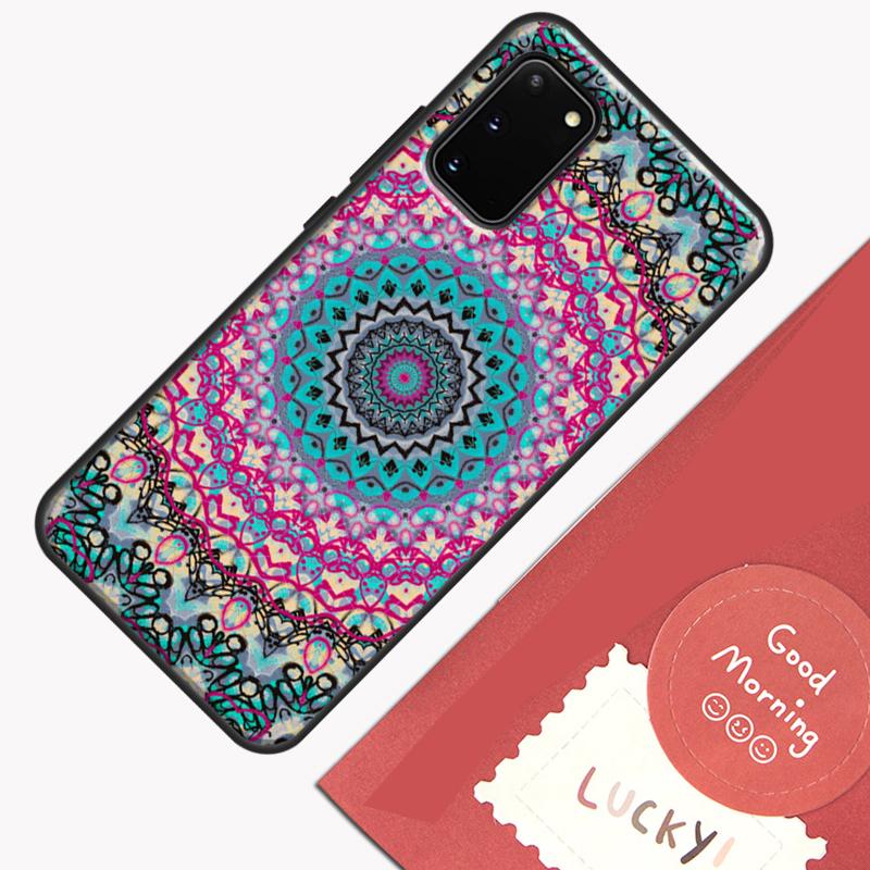 

Floral Flower Mandala Design Phone Case For Samsung Galaxy S25 S26 Ultra S20 S21 S22 S23 S24 Plus S9 S10 S25 FE Cover Shell Galaxy S25Ultra