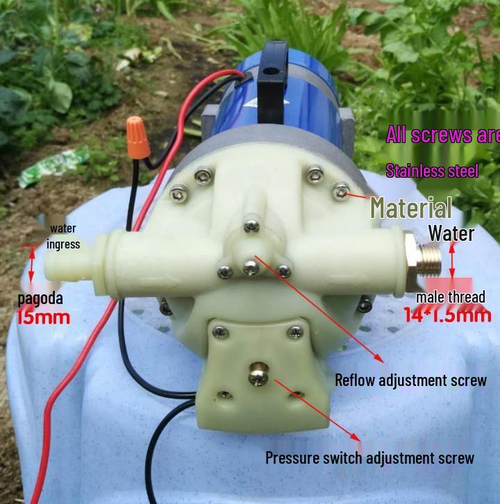 Da Feng Da 310 Electric High-Pressure Self-Priming Water Pump for Spraying & Car Wash - 5-Cylinder Diaphragm Pesticide Applicator.