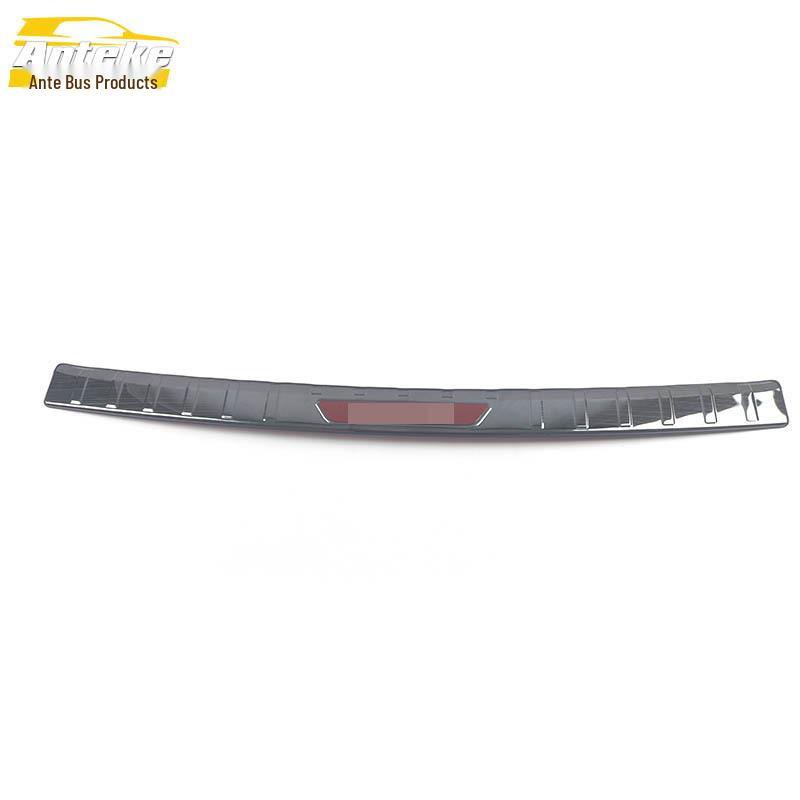 Stainless Steel Rear Guard Plate for Kicks - Durable Tailgate Protection & Decorative Pedal Accessory