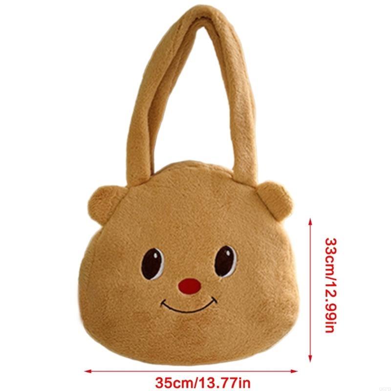 Lovely Bear Doll Backpack Fashion Forward Bag for Students Teenagers