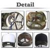 Mesh CA535 [White Fang] Hat, Camouflage, Cap, Running, Sports, Lightweight, Quick-Drying, Men's, Women's, (Camouflage)