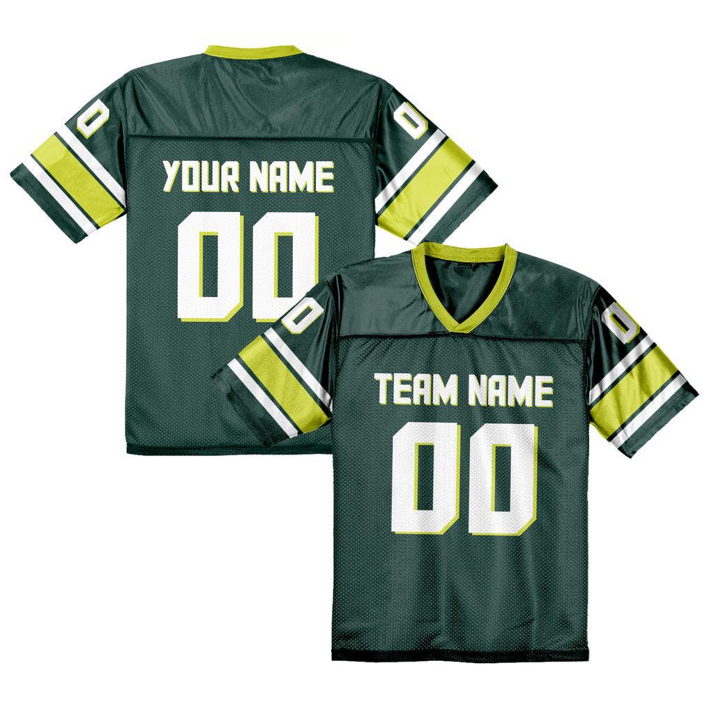 Personalized American Football Shirt Custom Navy White Football Jersey with Team Name Number Gift