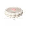 Creamy Dried Fruit Dessert Tray Storage Box with Lid Candy Tray European Fruit Tray Light Luxury High-end Sense