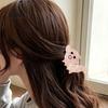 Smiling Face Hair Clip Halloween Claw, Cute Ghost Gripper, Firm Grip with Shimmer Gripper for Medium Long Hair, Comfortable Stylish Accessories Women