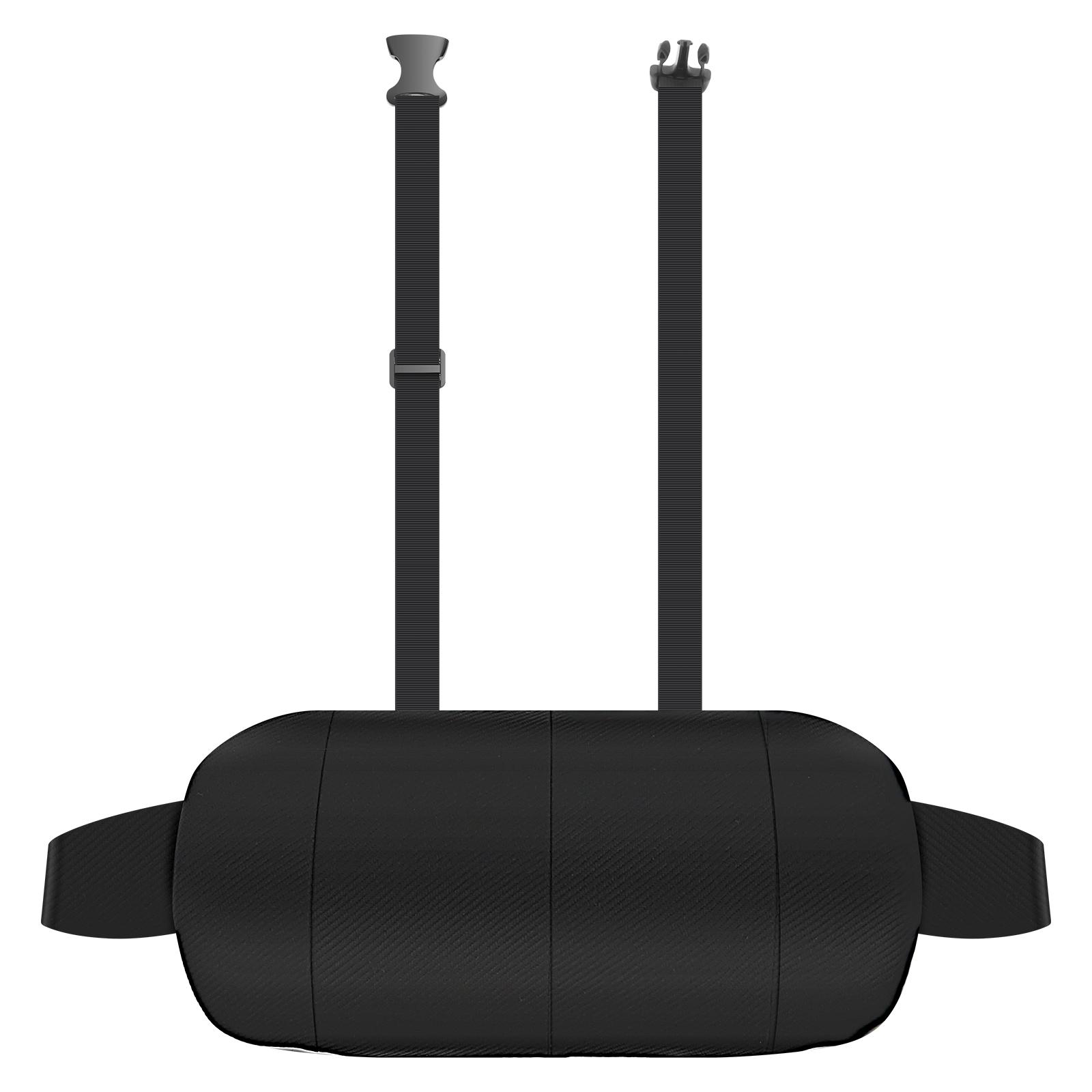 

Car Seat Lumbar Support Pillow Ergonomic Memory Foam Office Chair Back Cushion Relieve Back Pain Pad Lower Back Pillow чёрный