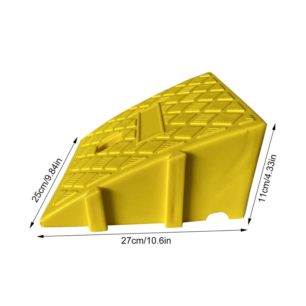 1PCS Car Curb Ramps Portable Lightweight Slopes Cushion Heavy Duty PVC Ramp Slopes For Car Trailer Truck Bike Motorcycle