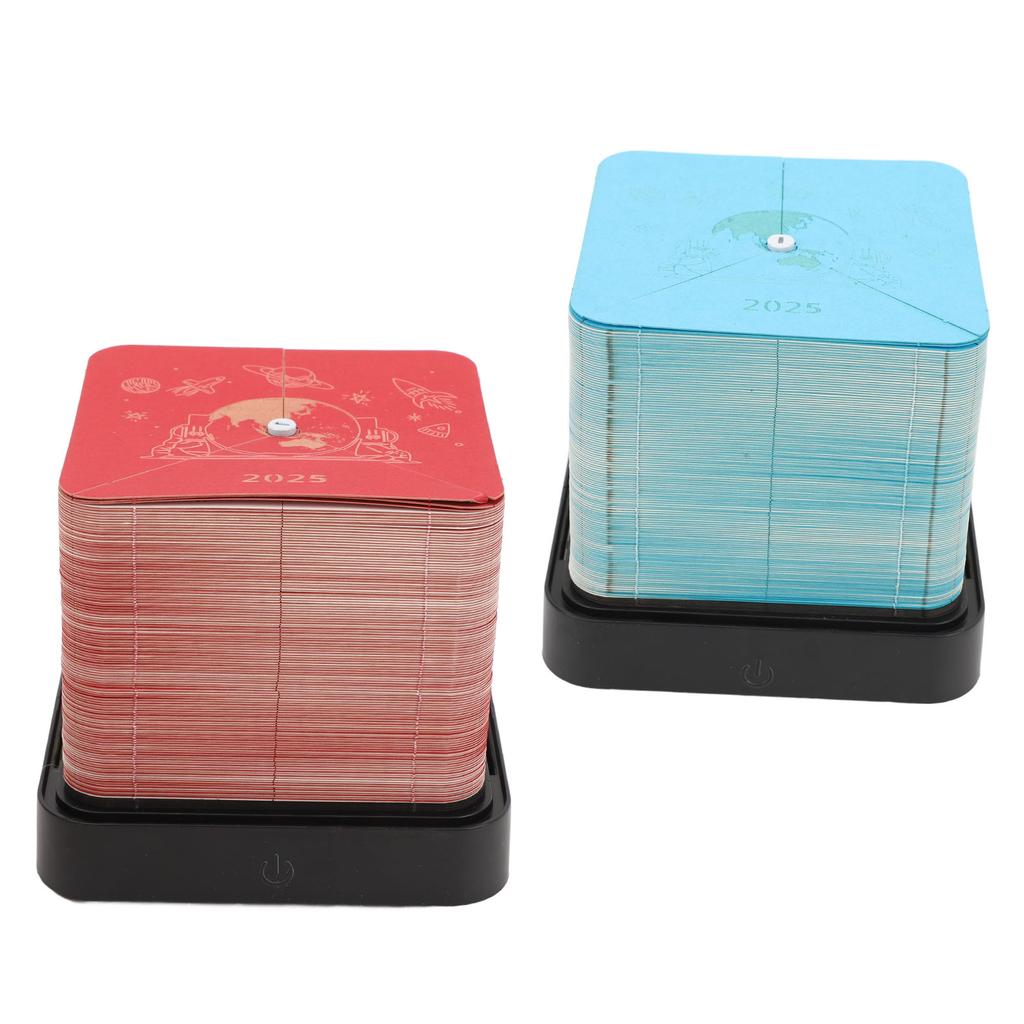 3D Memo Pad Hand Torn Earth 2025 Calendar Paper Carving Art Notepad for Present Desktop Decoration