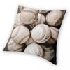 Baseball Collection Sport Square Pillowcase Polyester Linen Velvet Pattern Zip Decorative Home Cushion Cover