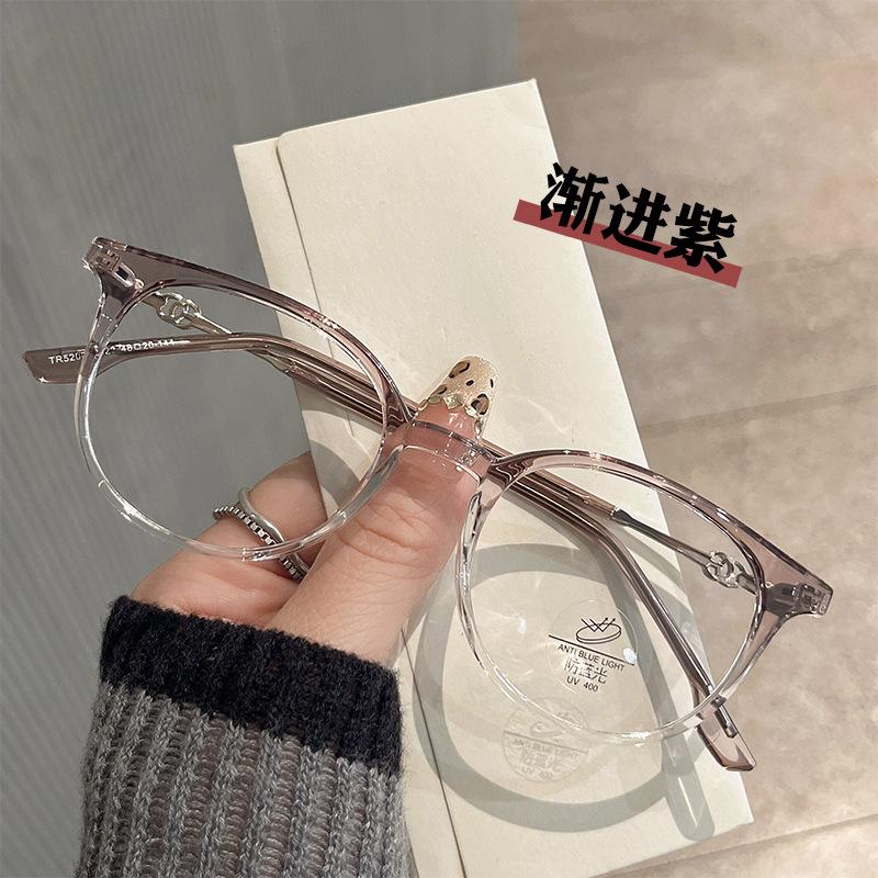 Material Glasses Frame Men Korean Style Blue Light Blocking Computer Glasses Women High Quality Women'S Glass Frame