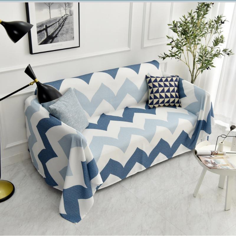 

Ткань для чехла на подушку дивана Нескользящий Универсальный для четырех сезонов Простой Чехол для подушки Все включено Универсальный чехол на диван Накидка Спинка Утолщенный 130*180cm