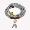 108 Pcs Star Moon Bodhi Beaded Bracelet, Multi-Loop Handheld Prayer Beads, Chinese Style Wenwan Jewelry for Men Women Hand Play