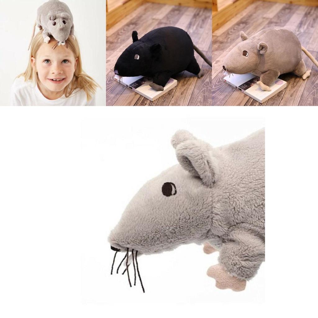 Horror Black Rat Plush Toy For Kids And Adults Alike 20cm Soft And Cuddly Stuffed Doll